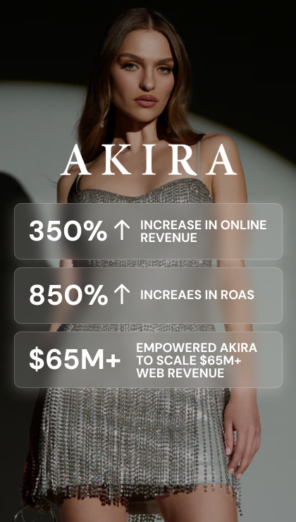Akira paid social advertising case study