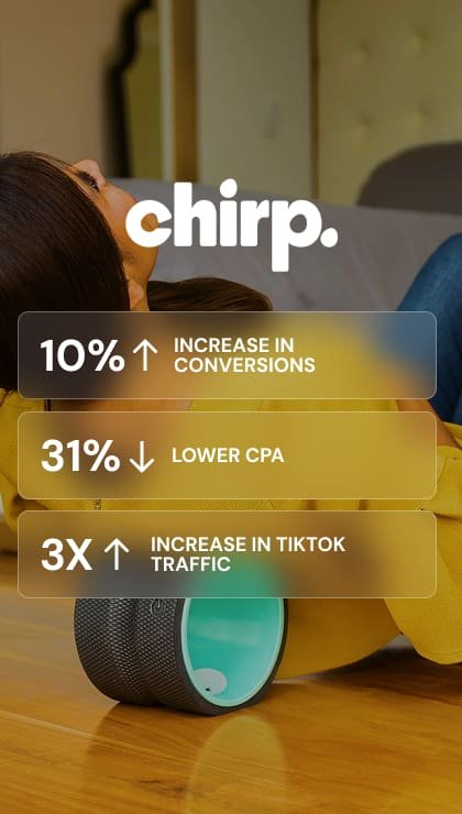 Chirp paid social advertising case study