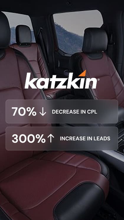 Katzkin automotive Google Ads case study