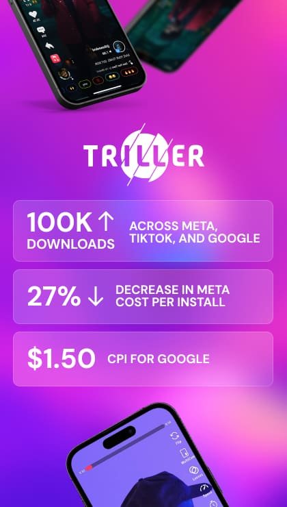 Triller paid social advertising case study